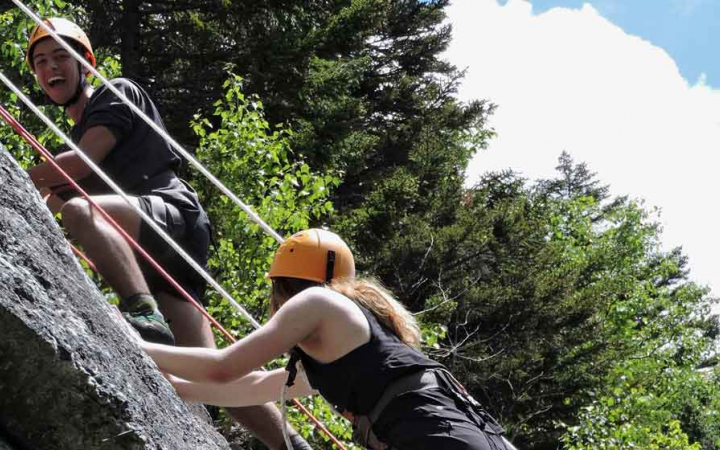rock climbing trip for adults